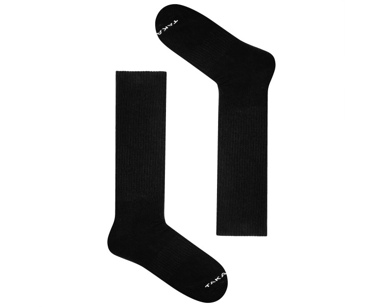 Basic black sports socks