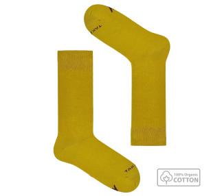 Takapara Organic Cotton Socks in Mustard Yellow