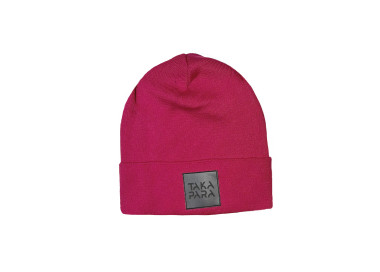 Różowa magenta czapka w 100% z bawełny od Takapara