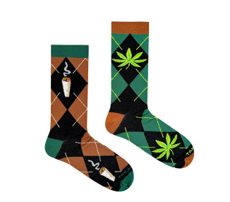 Cannabis socks - Mismatched socks