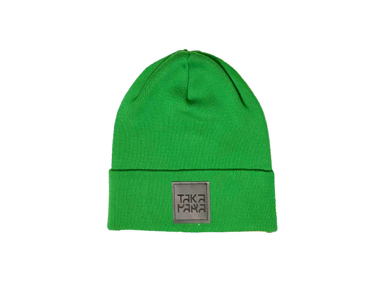 Bonnet vert par Takapara, 100% coton