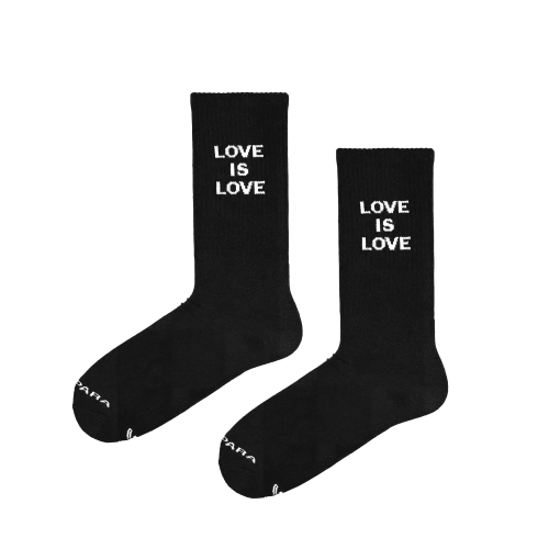 ? Bawełniane Skarpetki 'LOVE IS LOVE' - Celebruj Miłość