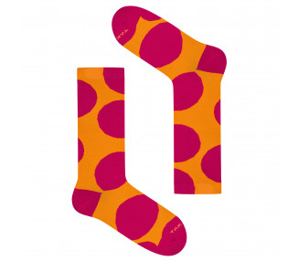 Pink, orange socks Grochowa 3m4, TakaPara