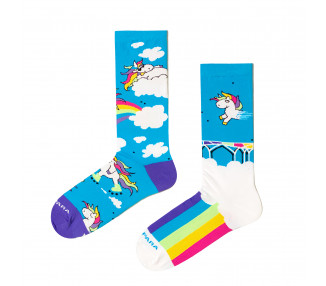 Takapara Mix and Match Socken mit Einhörnern und Regenbogen