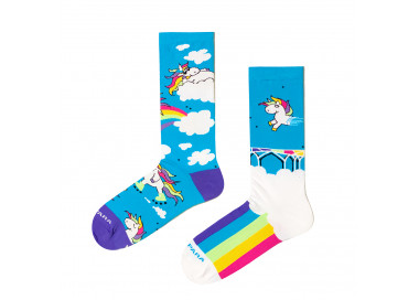 Takapara Mix and Match Socken mit Einhörnern und Regenbogen