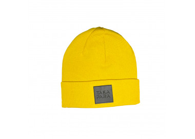 Gelbe Mütze von Takapara, 100% Baumwolle