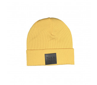 Yellow-Peach 100% Cotton Beanie Hat from Takapara